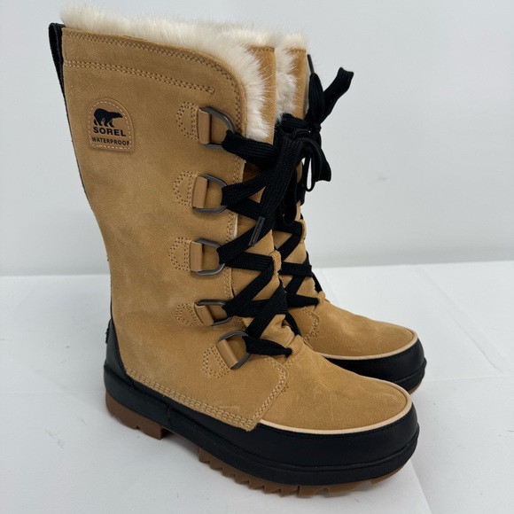 New SOREL Tivoli IV Tall Size 8.5 Tan Waterproof Women Winter Snow Boot - Picture 2 of 8